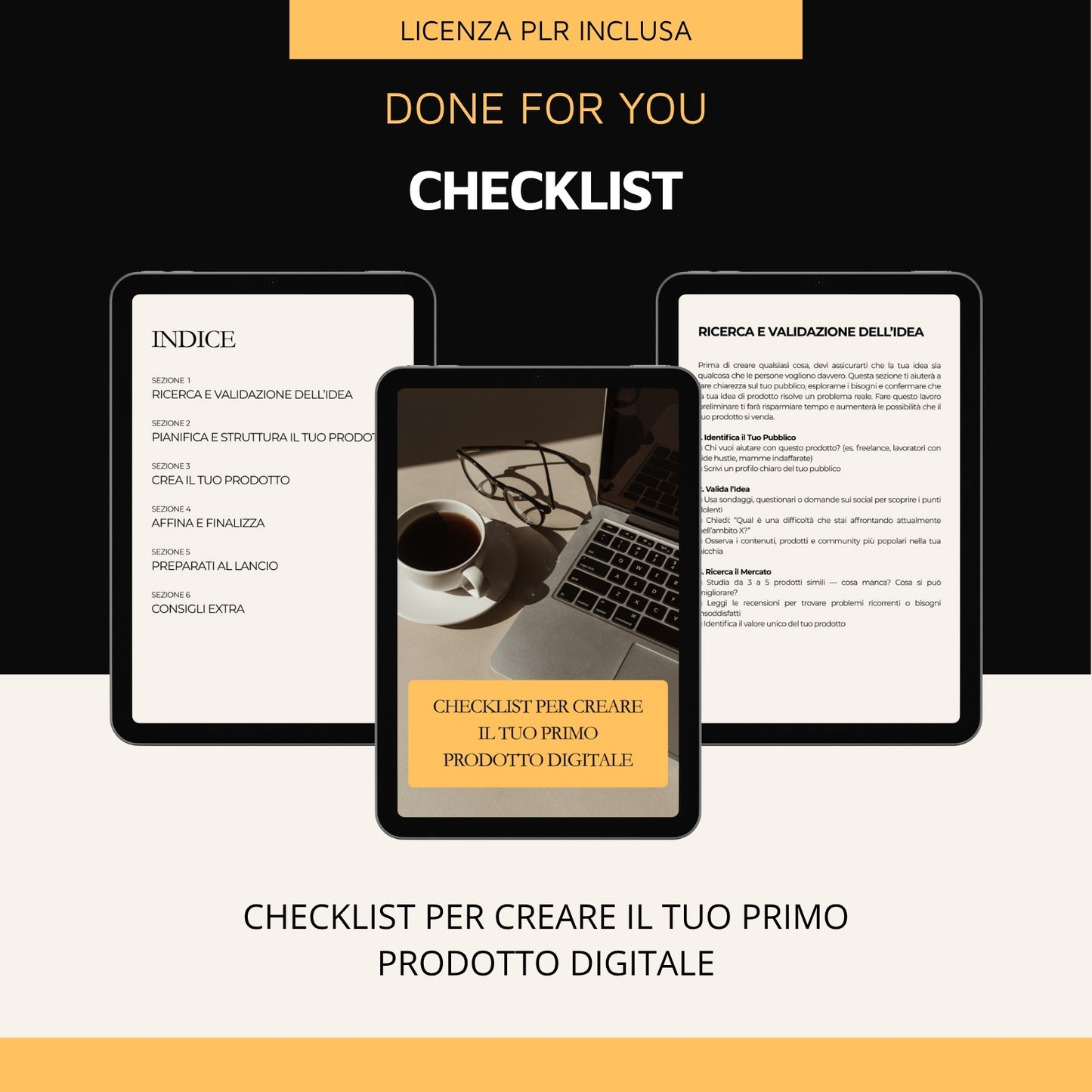 Checklist per creare il tuo primo prodotto digitale
