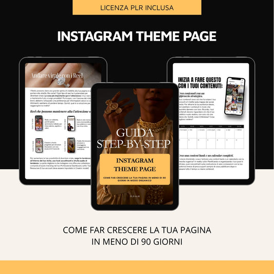 Instagram Theme Page: Come Far Crescere la Tua Pagina in meno di 90 giorni